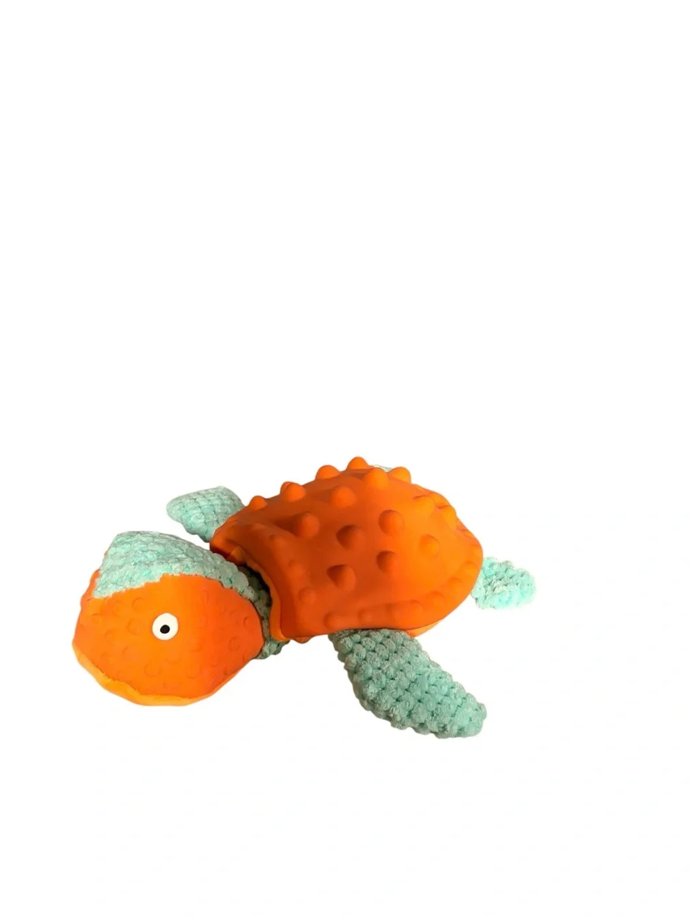 NEW- Orange & Mint Turtle Reptile Chew Toy - Pet Enrichment